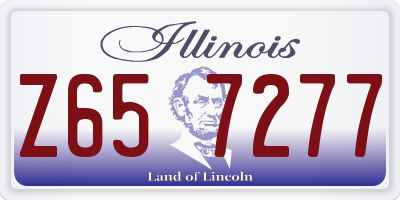 IL license plate Z657277