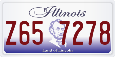 IL license plate Z657278