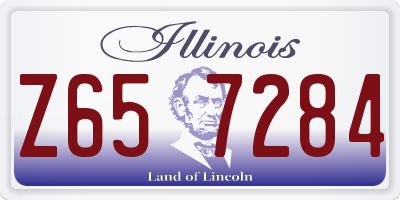 IL license plate Z657284