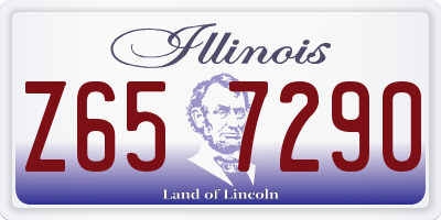 IL license plate Z657290