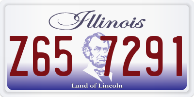 IL license plate Z657291