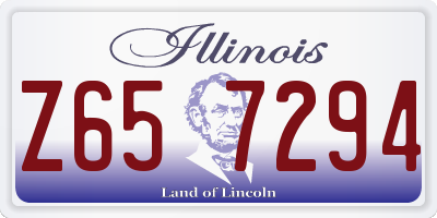 IL license plate Z657294