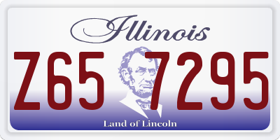 IL license plate Z657295