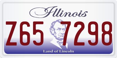 IL license plate Z657298