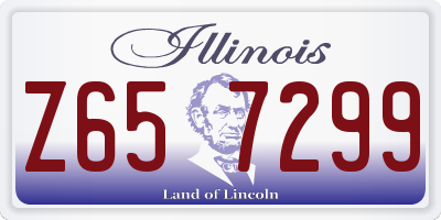 IL license plate Z657299