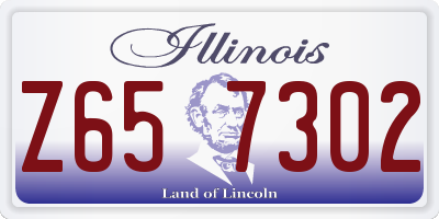 IL license plate Z657302