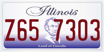 IL license plate Z657303