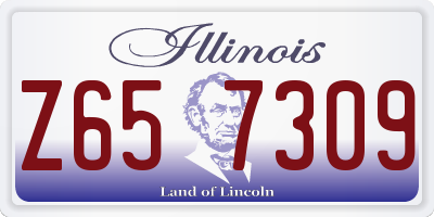 IL license plate Z657309