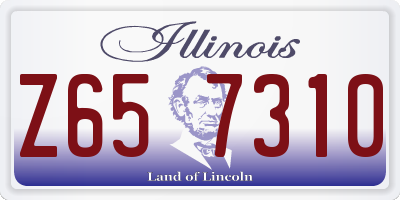 IL license plate Z657310
