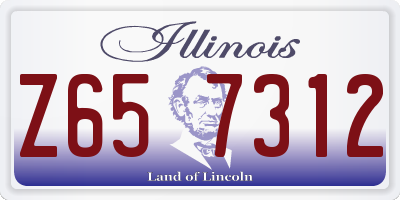 IL license plate Z657312