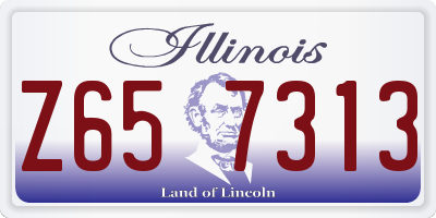 IL license plate Z657313