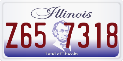IL license plate Z657318