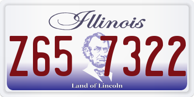 IL license plate Z657322