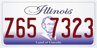 IL license plate Z657323