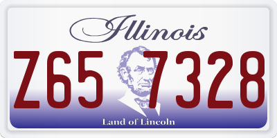 IL license plate Z657328