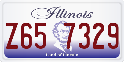 IL license plate Z657329