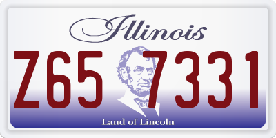 IL license plate Z657331