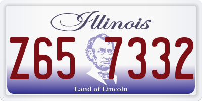 IL license plate Z657332