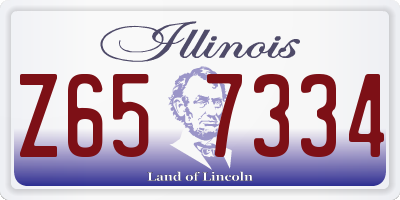 IL license plate Z657334