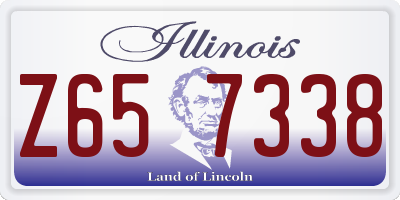 IL license plate Z657338
