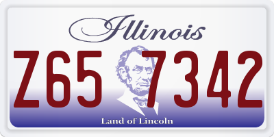 IL license plate Z657342