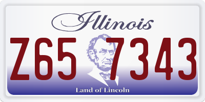 IL license plate Z657343