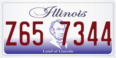 IL license plate Z657344