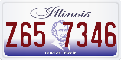 IL license plate Z657346