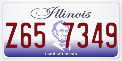 IL license plate Z657349