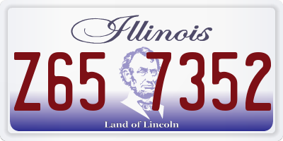 IL license plate Z657352