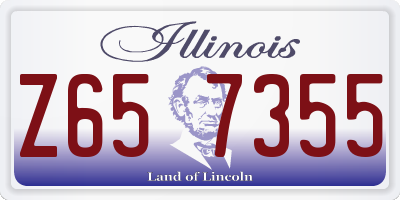 IL license plate Z657355
