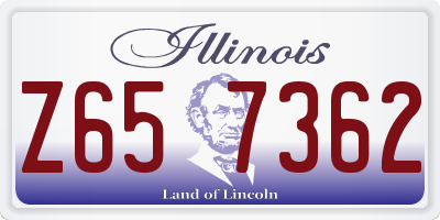 IL license plate Z657362