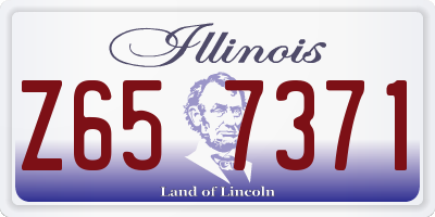 IL license plate Z657371