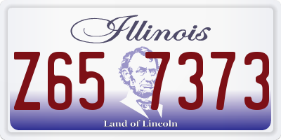 IL license plate Z657373