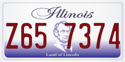 IL license plate Z657374