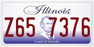 IL license plate Z657376