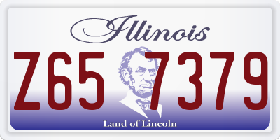 IL license plate Z657379