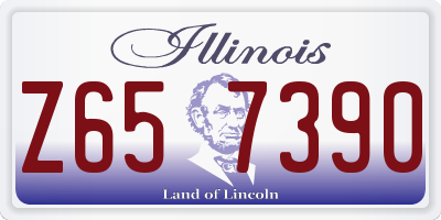 IL license plate Z657390