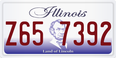 IL license plate Z657392