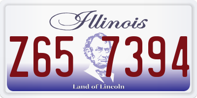 IL license plate Z657394