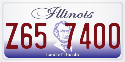 IL license plate Z657400