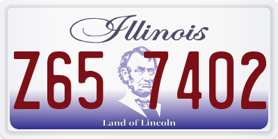 IL license plate Z657402
