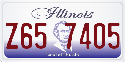 IL license plate Z657405