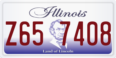 IL license plate Z657408
