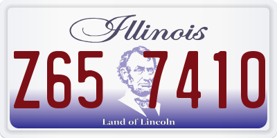 IL license plate Z657410
