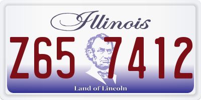 IL license plate Z657412
