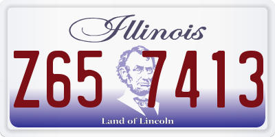 IL license plate Z657413
