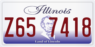 IL license plate Z657418