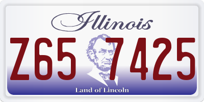 IL license plate Z657425