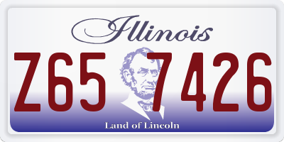 IL license plate Z657426